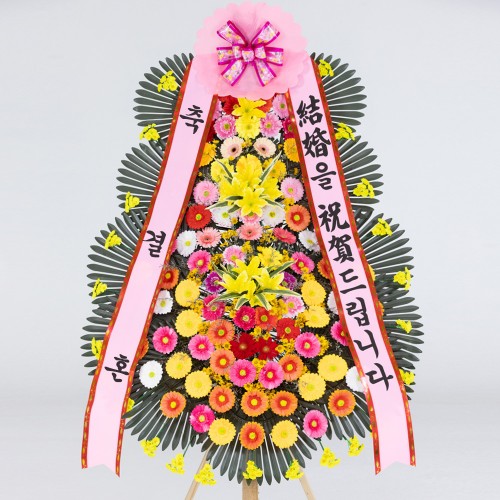 부산 축하화환 3단 특대형